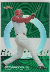 Ken Griffey Jr. [Green Refractor] #66 Baseball Cards 2005 Finest Prices