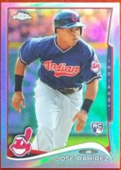 Jose Ramirez [Blue Refractor] #45 Baseball Cards 2014 Topps Chrome Prices