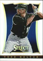 Todd Helton Baseball Cards 2013 Panini Select Prices