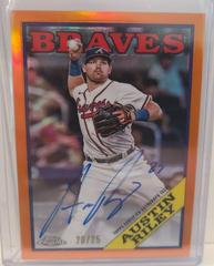 Austin Riley [Orange] Baseball Cards 2023 Topps Chrome 1988 Autographs Prices