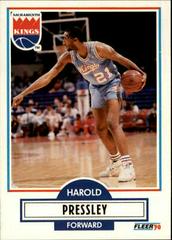 Harold Pressley Basketball Cards 1990 Fleer Prices