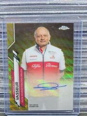 Frederic Vasseur [Gold Wave] #F1A-FV Racing Cards 2020 Topps Chrome Formula 1 Autographs Prices