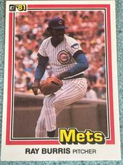 Ray Burris [1980 H. L. Begins Drafted By] Baseball Cards 1981 Donruss Prices