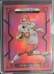 Travis Kelce [Red Flood] #59 Prices | 2022 Panini Obsidian | Football Cards