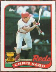 Chris Sabo Baseball Cards 1989 Topps Prices