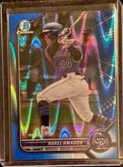 Adael Amador [Lava Refractor] #BCP-109 Baseball Cards 2022 Bowman Chrome Prospects Prices