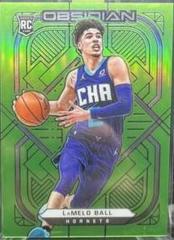 LaMelo Ball [Green] #151 Basketball Cards 2020 Panini Obsidian Prices