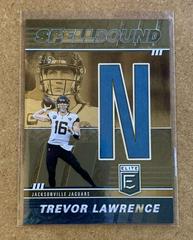 Trevor Lawrence [Gold] #SB-TL2 Football Cards 2022 Panini Donruss Elite Spellbound Prices