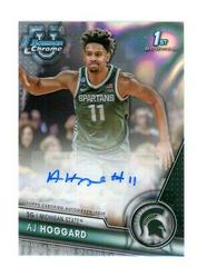 AJ Hoggard [Lava] #BCPA-AJH Basketball Cards 2023 Bowman Chrome University Prospects Autographs Prices