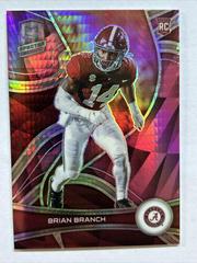 Brian Branch [Neon Pink] #5 Football Cards 2023 Panini Chronicles Draft Picks Spectra Prices