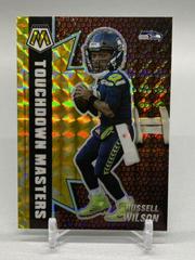 Russell Wilson [Reactive Yellow] Football Cards 2021 Panini Mosaic Touchdown Masters Prices