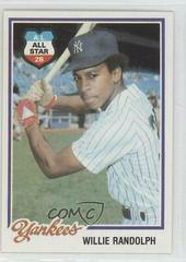 Willie Randolph Baseball Cards 1978 Burger King Yankees Prices