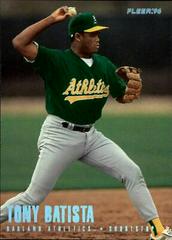 Tony Batista [Tiffany] #U70 Baseball Cards 1996 Fleer Update Prices
