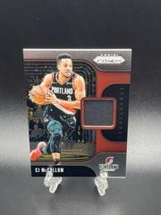 CJ McCollum #CJM Basketball Cards 2019 Panini Prizm Sensational Swatches Prices