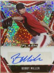 Bobby Miller [Red] #BA-BM1 Baseball Cards 2020 Leaf Flash Autographs Prices