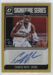 Chimezie Metu [Gold] Basketball Cards 2018 Panini Donruss Optic Signature Series Prices