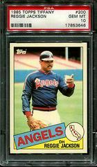 Reggie Jackson Baseball Cards 1985 Topps Tiffany Prices