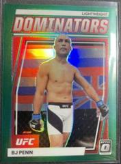 BJ Penn [Green] #12 Ufc Cards 2023 Panini Donruss Optic UFC Dominators Prices
