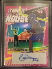Calvin Austin III [Pink] #TH-CA1 Football Cards 2022 Leaf Valiant Autographs Take it to the House Prices