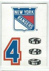New York Rangers #17 Hockey Cards 1986 Topps Stickers Prices