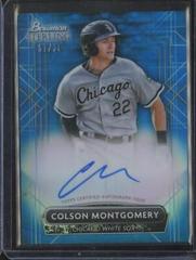 Colson Montgomery [Blue] Baseball Cards 2022 Bowman Sterling Prices