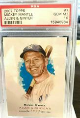 Mickey Mantle #7 Baseball Cards 2007 Topps Allen & Ginter Prices