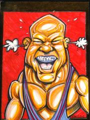 Kurt Angle Caricature [Gold] Wrestling Cards 2013 TriStar TNA Impact Live Prices