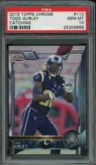 Todd Gurley [Catching] Football Cards 2015 Topps Chrome Prices