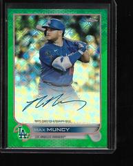 Max Muncy [Green] #CA-MM Baseball Cards 2022 Topps Chrome Logofractor Autographs Prices