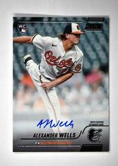 Alexander Wells [Black Foil] Baseball Cards 2022 Stadium Club Autographs Prices