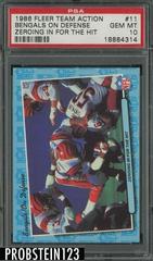 Bengals on Defense [Zeroing in for the Hit] Football Cards 1986 Fleer Team Action Prices
