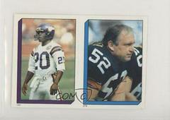 Darrin Nelson, Mike Webster Football Cards 1986 Topps Stickers Prices