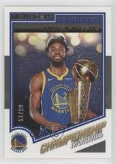 Andrew Wiggins #92 Basketball Cards 2022 Panini Hoops Road to the Finals Prices