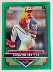Spencer Strider [Green] Baseball Cards 2023 Topps Flagship Collection Prices