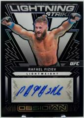 Rafael Fiziev #OL-RFV Ufc Cards 2023 Panini Chronicles UFC Obsidian Lightning Strike Signatures Prices