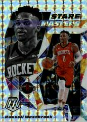 Russell Westbrook [Mosaic] #1 Basketball Cards 2019 Panini Mosaic Stare Masters Prices