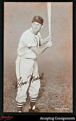 Stan Musial Baseball Cards 1962 Exhibits Statistic Back Prices