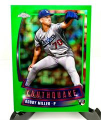 Bobby Miller [Green] #YQ-100 Baseball Cards 2023 Topps Chrome Youthquake Prices
