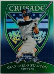 Giancarlo Stanton [Green] Baseball Cards 2018 Panini Chronicles Crusade Prices