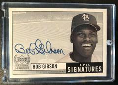 Bob Gibson Baseball Cards 1999 Upper Deck Century Legends Epic Signatures Prices