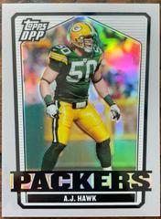 A.J. Hawk [Chrome Silver Refractor] #72 Football Cards 2007 Topps Draft Picks & Prospects Prices