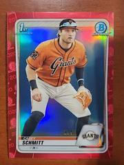 Casey Schmitt [Red Refractor] #BD-129 Baseball Cards 2020 Bowman Draft Chrome Prices