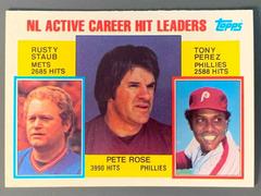 NL Active Career Hit Leaders #702 Baseball Cards 1984 Topps Tiffany Prices