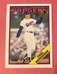 Orel Hershiser Baseball Cards 1988 Topps Tiffany Prices