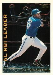 Joe Carter LL37 #LL37 Baseball Cards 1995 Topps League Leaders Prices