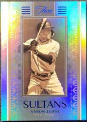 Aaron Judge #S-9 Baseball Cards 2022 Panini Three and Two Sultans Prices