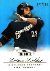 Prince Fielder #18 Baseball Cards 2012 Topps Tribute Prices