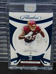 Chase Young [Aquamarine] Football Cards 2020 Panini Flawless Prices