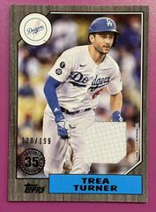 Trea Turner [Black] Baseball Cards 2022 Topps 1987 Relics Prices