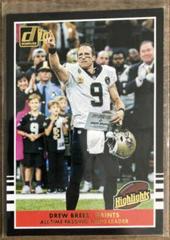 Drew Brees Football Cards 2019 Donruss Highlights Prices